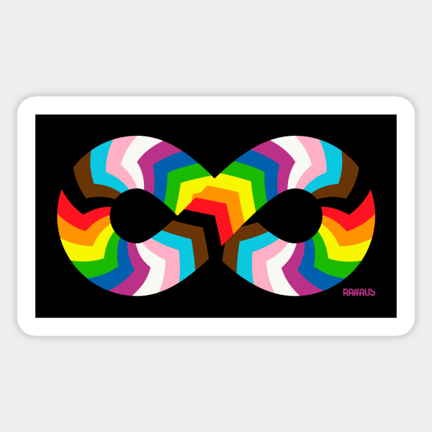 Infinity Pride Sticker by raffaus